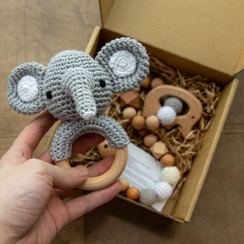 Cute BPA-Free Baby Teether Box - 3 Pc