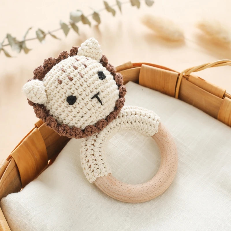 Newborn Babies Teether Crochet Toy - 1 Pc