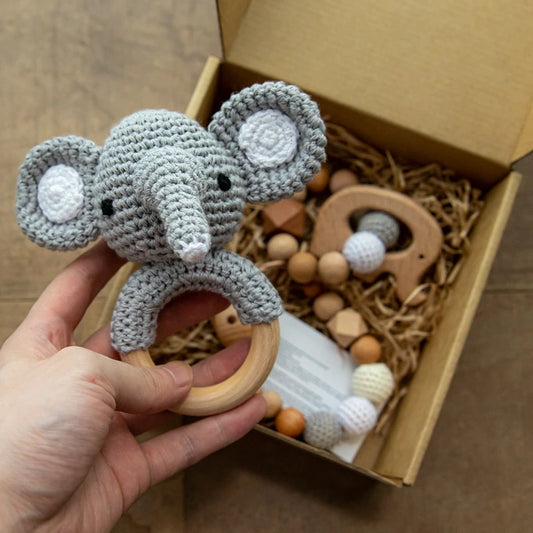 Cute BPA-Free Baby Teether Box - 3 Pc