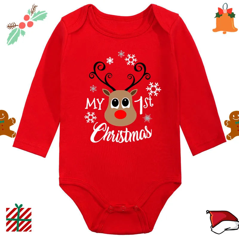 'My First Christmas' Jumpsuit Romper 0-12 Months Unisex