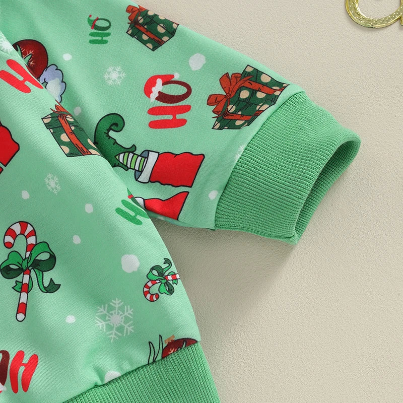 Unisex Christmas 2PC Grinch Set 0-3Y