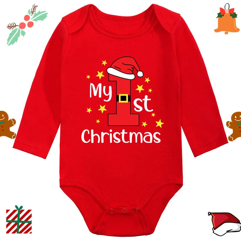 'My First Christmas' Jumpsuit Romper 0-12 Months Unisex