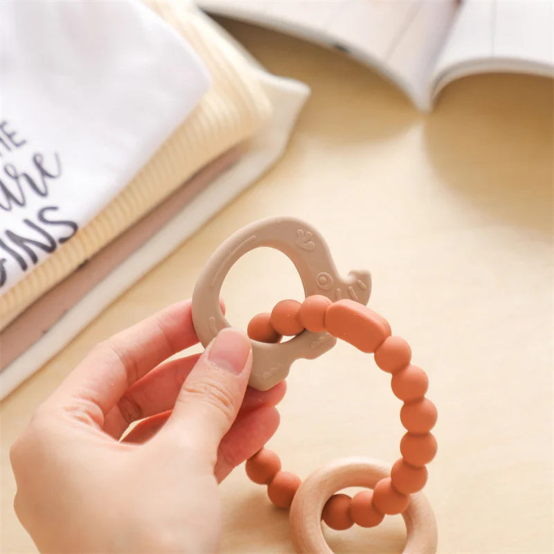 BPA Free Silicone Baby Teether