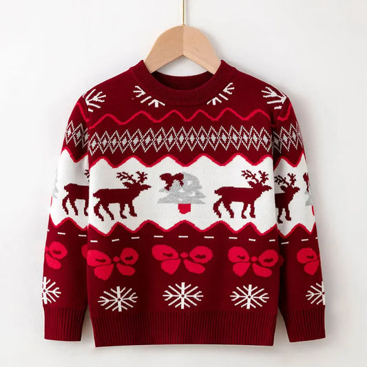 Unisex Christmas Knit Sweater 1-6Y