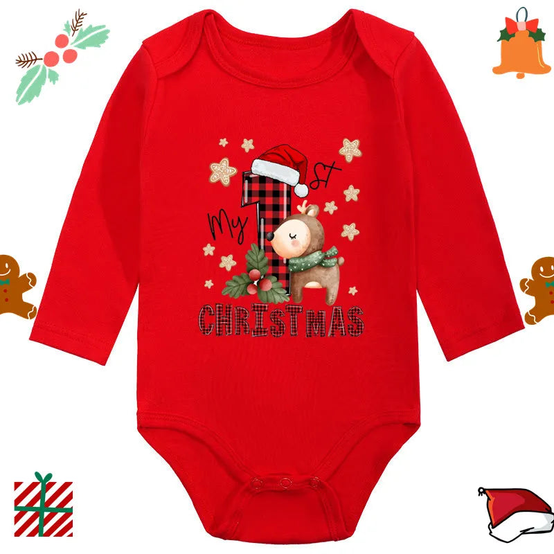 'My First Christmas' Jumpsuit Romper 0-12 Months Unisex