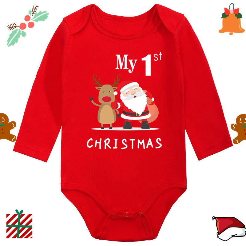 'My First Christmas' Jumpsuit Romper 0-12 Months Unisex